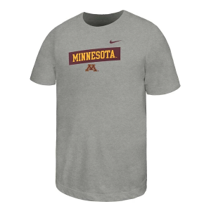 Minnesota Golden Gophers Nike Core Kids' T-Shirt XLarge Dark Grey Heather
