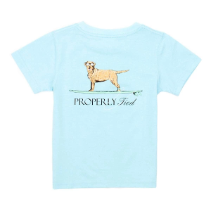 Properly Tied Waverider T-Shirt Toddler 3T Powder Blue