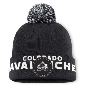 Colorado Avalanche Fanatics High Stick Beanie One Size Black