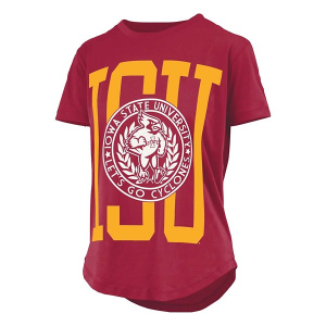 Iowa State Cyclones Pressbox Women's Emmett T-Shirt Medium Cardinal