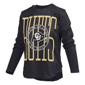 Colorado Buffaloes Pressbox Women's Emmett T-Shirt Small Black