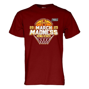 Iowa State Cyclones Blue 84 March Madness T-Shirt 2XLarge Cardinal