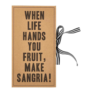 Santa Barbara Design Sangria Kit Book Box - When Life Hands You Fruit