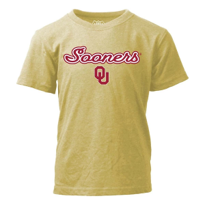 Oklahoma Sooners Wes and Willy Loops Toddler T-Shirt 4T Stone