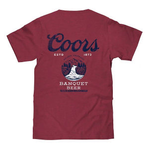 Men's Trau and Loevner Coors EST 1878 T-Shirt 2XLarge Crimson Heather