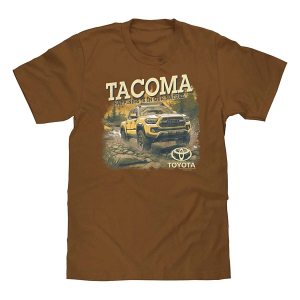 Men's Trau and Loevner Toyota Tacoma Graphc T-Shirt Medium Brown