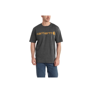 Men's Carhartt Loose Fit Heavyweight Logo Graphic T-Shirt Medium Carbon Heather