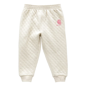 Carhartt Quilt Logo Joggers Toddler 3T Turtledove Regular