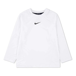Nike Pro Dri-FIT Long Sleeve Shirt Toddler 3T White