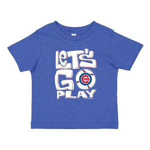 Baby Chicago Cubs Let's Go Play T-Shirt 6 mo. Royal