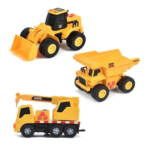 Sunny Days 3-Pack Mini Construction Vehicles