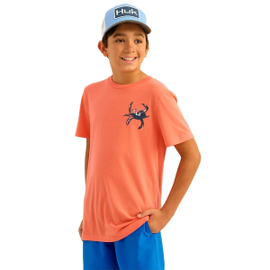 Kids' Huk Lowcountry T-Shirt Small Fresh Salmon