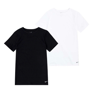 Kids' Nike Crew 2-Pack T-Shirt Large Black/White
