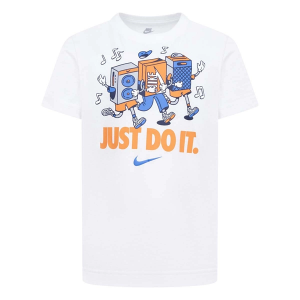 Kids' Nike Music Boxy Pals T-Shirt 6 White