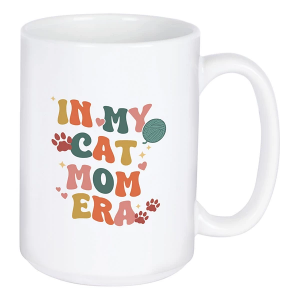 Carson Home Accents 15oz Cat Mom Era Mug
