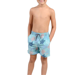 Boys' Ingear Printed Swim Trunks 12/14 Sea Turtle
