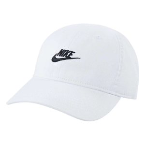 Kids' Nike Futura Curved Brim Adjustable Hat One Size White