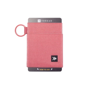 Thread Elastic Card Holder Rose Water