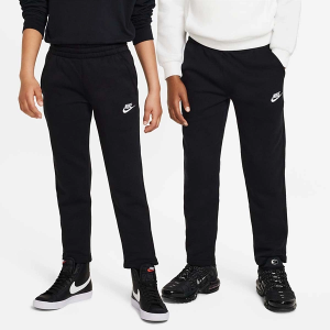 Kids' Nike Sportswear Club Fleece Sweatpants Small Black/White Regular