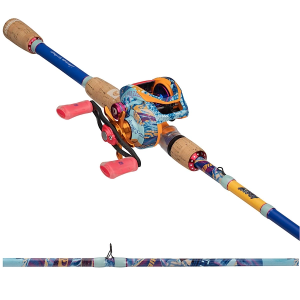 ProFISHiency Krazy Rizz Fishing Baitcast Combo 7'2" Left Hand Retrieve