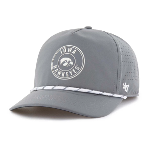 Iowa Hawkeyes 47 Brand Loop Hitch Adjustable Hat One Size Grey Heather