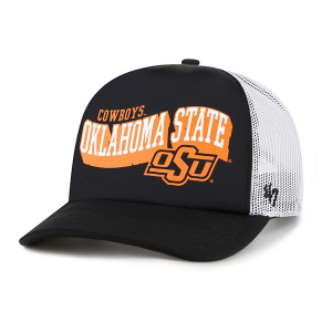 Oklahoma State Cowboys 47 Brand Trucker Meander Adjustable Hat One Size Black