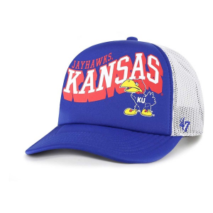 Kansas Jayhawks 47 Brand Trucker Meander Adjustable Hat One Size Royal