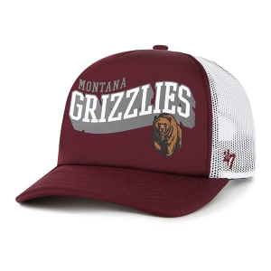 Montana Grizzlies 47 Brand Trucker Meander Adjustable Hat One Size Maroon