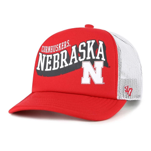 Nebraska Cornhuskers 47 Brand Trucker Meander Adjustable Hat One Size Red