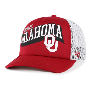 Oklahoma Sooners 47 Brand Trucker Meander Adjustable Hat One Size Maroon