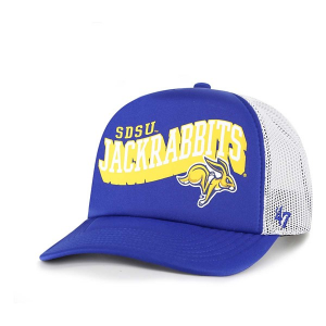 South Dakota State Jackrabbits 47 Brand Trucker Meander Adjustable Hat One Size Royal