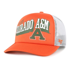Colorado State Rams 47 Brand Trucker Meander Adjustable Hat One Size Orange