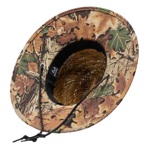 Kids' Hemlock Hat Co Printed Straw Sun Hat Toddler Realtree Camo