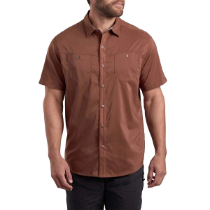 Men's Kuhl Stealth Button Up Shirt Medium Rustic Brick