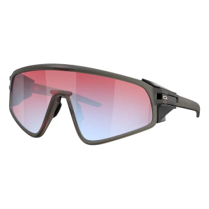 Men's Oakley Latch Panel Prizm Sunglasses Matte Grey Smoke/Prizm Snow Sapphire