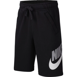 Boys' Nike Sportswear HBR Club Fleece Lounge Shorts Medium Black/Black