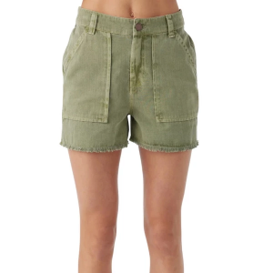 Girls' O'Neill Charli Cargo Shorts Large Oil Green
