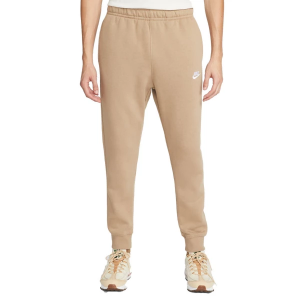 Men's Nike Sportswear Club Fleece Joggers Small Khaki White Regular
