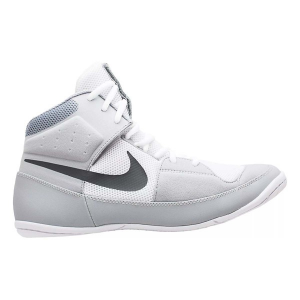 Men's Nike Fury Wrestling Shoes 11.5 Regular White/Grey Heather