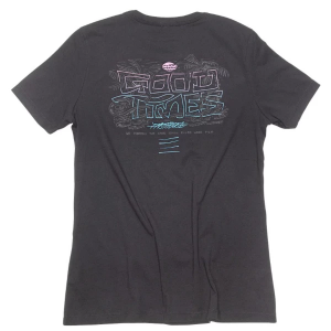 Women's FASTHOUSE Shadow Palms T-Shirt 2XLarge Black