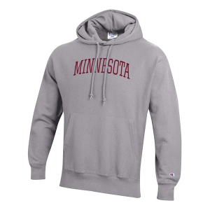 Minnesota Golden Gophers Champion Hoodie Large Heather Grey
