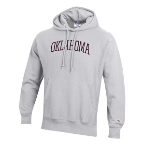 Oklahoma Sooners Champion Hoodie XLarge Heather Grey