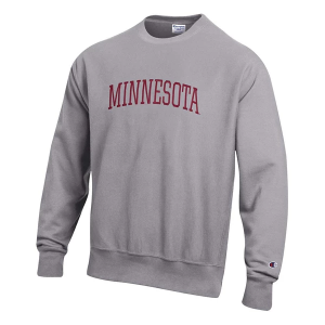 Minnesota Golden Gophers Champion Crew Medium Heather Grey