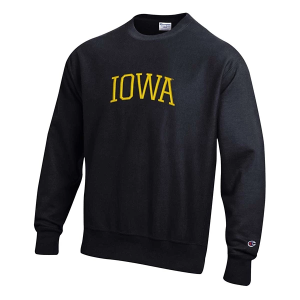 Iowa Hawkeyes Champion Crew XLarge Black