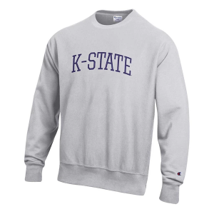 Kansas Jayhawks Champion Crew XLarge Heather Grey