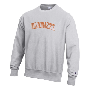 Oklahoma State Cowboys Champion Crew Large Heather Grey