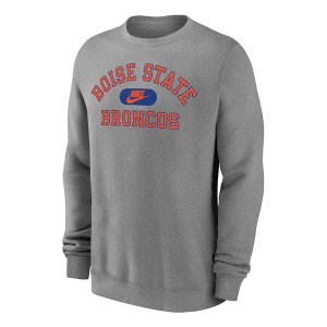 Boise State Broncos Nike Crew Medium Heather Grey