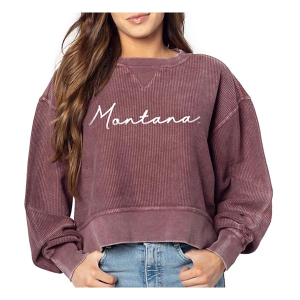 Montana Grizzlies Chicka-D Women's Crew XLarge Maroon