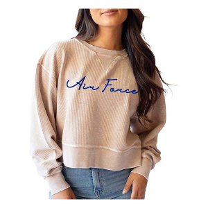 Air Force Falcons Chicka-D Women's Crew Large Latte