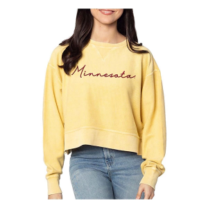 Minnesota Golden Gophers Chicka-D Women's Crew Medium Gold